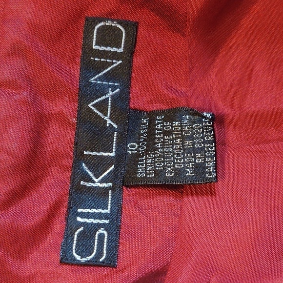 Slikland 100% Silk Women's three piece Pantsuit with beading on pants - Picture 6 of 15